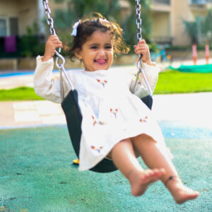 Girls Ivory Bloom Frock