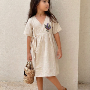 Girls Cotton Khadi Frock