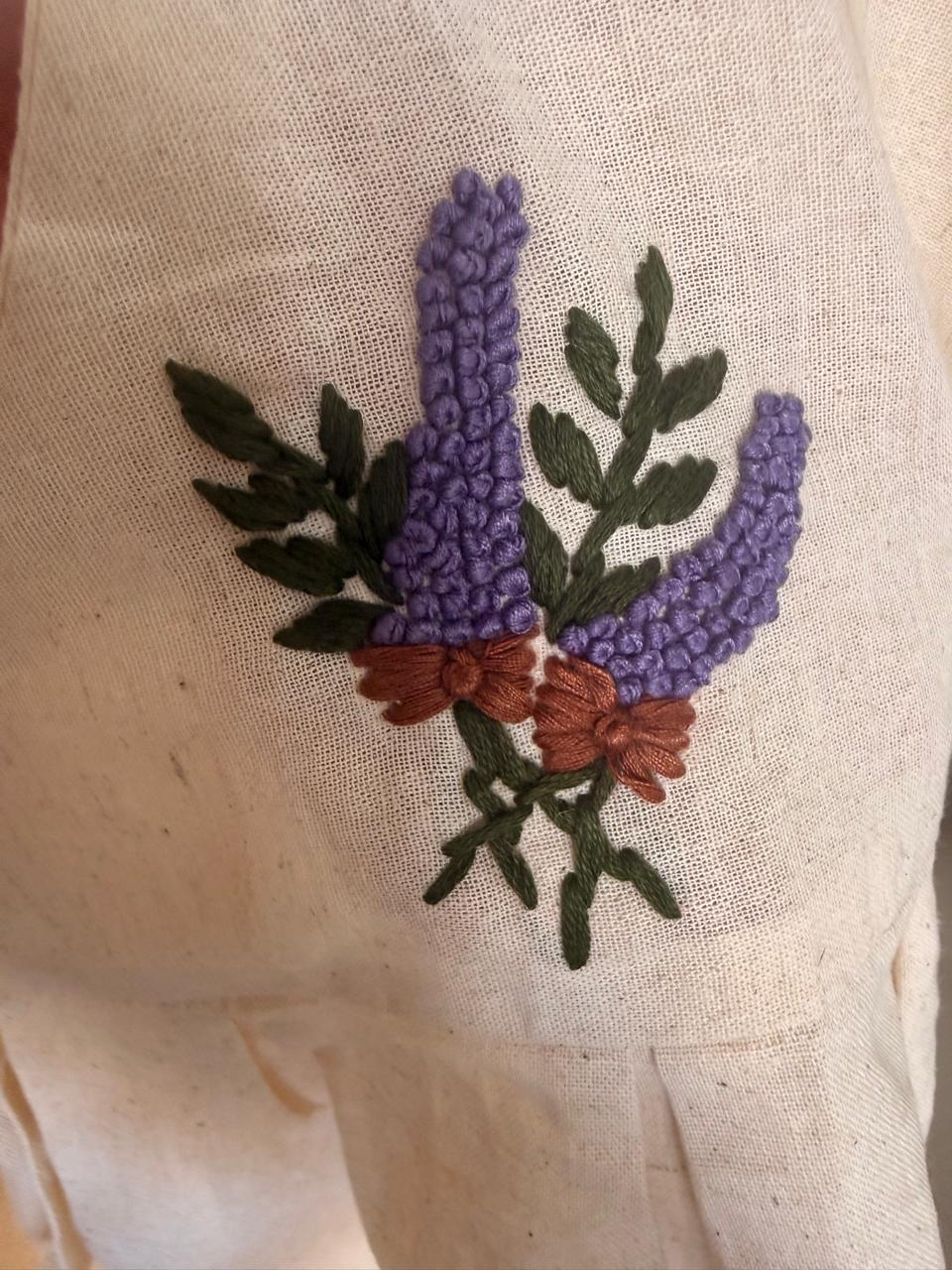 Girls Cotton Khadi Frock - Image 2